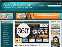 Tablet Screenshot of adultchamber.com